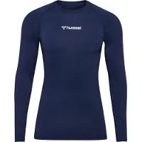 Hummel Functioneel shirt donkerblauw / wit