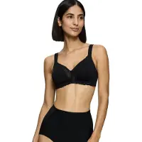 Triumph Niet voorgevormde bh Modern Lace+Cotton | Maat: 80B | Kleur: Zwart