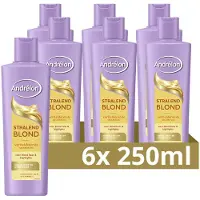 Andrélon 6x Shampoo Stralend Blond 250 ml