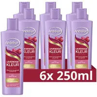 Andrélon 6x Shampoo Levendige Kleur 250 Ml