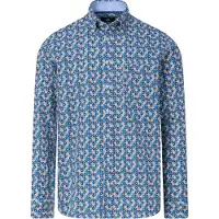 Campbell Casual overhemd Donkerblauw
