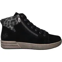 Rieker Veterboots zwart Suede Maat 42