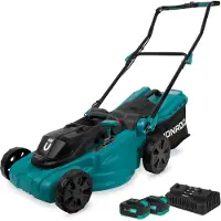 Vonroc Accu Grasmaaier 40V – 38 cm | Incl. 2x 4.0Ah Accu en dubbele snellader