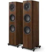 KEF Q7 Meta - Vloerstaande Speaker - Walnoot