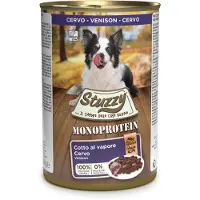 Stuzzy 6x Hondenvoer Monoprotein Hertenvlees 400 Gr