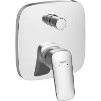 Hansgrohe Logis inbouw badmengkraan met zekerheidscombinatie chroom