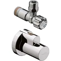 Hansgrohe hoekstopkraan met g 3/8 aansluiting, polished gold-optic