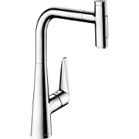Hansgrohe Talis Select M51 M5117-H300 ééngreeps keukenmengkraan met uittrekbare vuistdouche, chroom