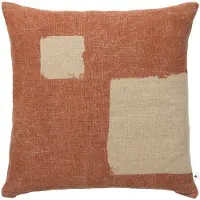 Ferm Living Oleo Kussen Terracotta|Natural