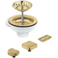 GROHE - Afvoerzeef voor spoelbak met accessoires, geborsteld Cool Sunrise 40996GN0