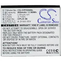 123accu Coolpad CPLD-36 accu (800 mAh, huismerk)