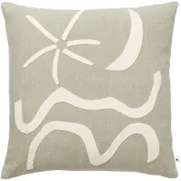 Ferm Living Kove Applique Kussen Elm Green