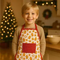 Migros Kerstschort Voor Kinderen - Afmeting 50 × 59 cm - 4–9 Jaar - 100% Katoen