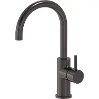 May Wastafelmengkraan stilo opbouw met draaibare uitloop geborsteld carbon black pvd