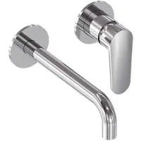 May Forma Afbouwdeel Inbouw Wastafelmengkraan - Chroom - Messing - Kranen, Wastafelkranen, Inbouw Wastafelkranen - 8718835386924