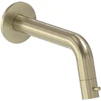 May Inbouw Fonteinkraan Stilo Inkortbaar, 1/2" Aansluiting Geborsteld Mat Goud PVD