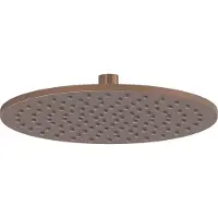 May Hoofddouche Medium 25 cm met Antikalk Nozzles Geborsteld Mat Koper PVD