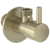 May Hoekstopkraan G1/2" x G3/8" Geborsteld Mat Goud PVD