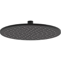May Hoofddouche Medium 25 cm met Antikalk Nozzles Mat Zwart PED