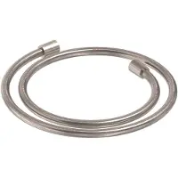 May Doucheslang Smooth 125 cm Geborsteld Nickel PVD