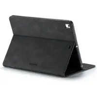 CASEME iPad Air 2 Bookcase hoesje - - Effen Zwart - Kunstleer