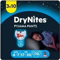 Huggies DryNites pyjamabroek wegwerp jongens 4-7 jaar 3 x 10 stuks
