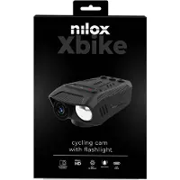 Nilox Fietscamera 3-in-1 - Verlichting en Claxon - 1000 lumen LED-licht - Afstandsbediening - 5 verschillende geluiden