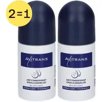 Axitrans Anti-Transpirant Roller Oksels Normale Huid 2x20 ml Roller