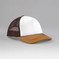 Beechfield Multicolour 5-panel trucker pet B639 - Chocolate / Dark amber - One size