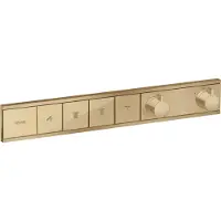 Hansgrohe rainselect thermostaat inbouw voor 4 functies, brushed bronze