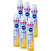 Nivea Hair Styling Strong Hold Haarspray - Haarlak - Geeft tot 24 uur* Fixatie- Voordeelverpakking - 6 x 250ml