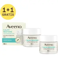 Aveeno Calm+Restore Hydraterende Gel | Normale tot Gevoelige Huid 2x50 ml Gel