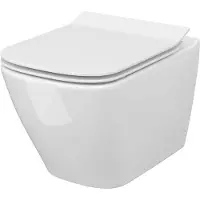 Cersanit City - Hangend toilet met SoftClose zitting, CleanOn, wit S701-405