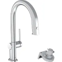 Hansgrohe aqittura m91 filter systeem 210, uittrekbare uitloop, 1jet, chroom