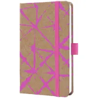 Sigel weekagenda Pure 2026 - formaat A6 - Raspberry Batik - hardcover - SI-J6800