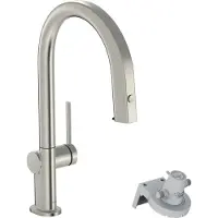 Hansgrohe aqittura m91 filter systeem 210, uittrekbare uitloop, 1jet, rvs look