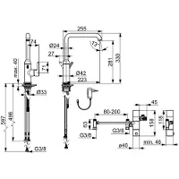 Hansa Vantis Style - Hybrid keukenkraan, netvoeding, mat zwart 5421220933