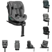 Kikkaboo 40-150 Cm I-twist I-size Car Seat Zwart Kinderen