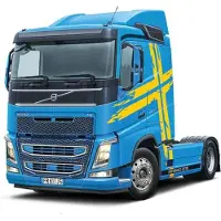 Wittmax Modelbouwpakket Vrachtwagens - 3967 Volvo FH4 Truck 4x2 - Laag Dak - Vrachtwagen Plastic - 1:24 - Modelbouw