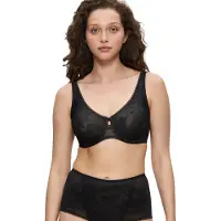 Triumph Niet voorgevormde bh Wild Rose Sensation | Maat: 90G | Kleur: Zwart