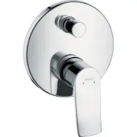 Hansgrohe Metris ééngreeps badmengkraan afbouwdeel, chroom