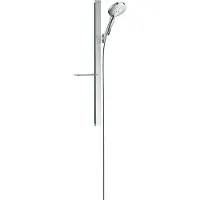 Hansgrohe raindance select s doucheset 120 3jet met unica'e glijstang 90 cm, chroom