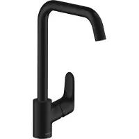 Hansgrohe Focus M41 - Keukenmengkraan - Ééngreeps bediening - 260mm - Mat Zwart