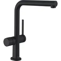 Hansgrohe talis m54 eengreeps keukenmengkraan 270 met stopkraan voor vaatwasser, mat zwart