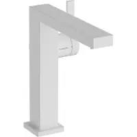 Hansgrohe Tecturis E ééngreeps wastafelkraan 150 Fine CoolStart met afvoerplug, mat wit