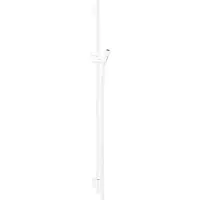 Hansgrohe unica s puro glijstang 90 cm met doucheslang, mat wit