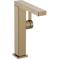 Hansgrohe tecturis e 210 fine coolstart eengreeps wastafelmengkraan met pushopen, brushed bronze