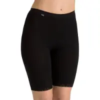 Sloggi Basic+ Dames Short lange pijp - Zwart - Maat 42
