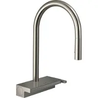 Hansgrohe Aquno Select M81 ééngreeps keukenkraan 170, uittrekbare vuistdouche, 3jet, rvs look