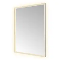 Hotbath &More SQU680 Square spiegel 60x80cm met verlichting, spiegelverwarming, kleurwissel, dimbaar en afstandsbediening RVS316
